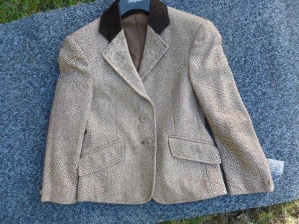 Image 1 of New Shires  24" brown herringbone jacket