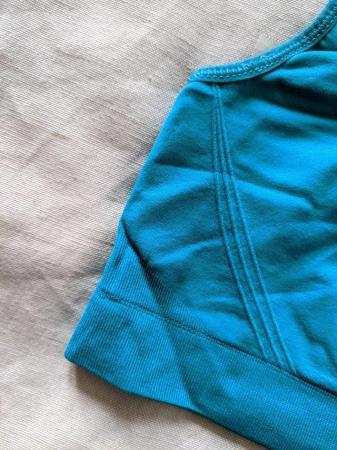 Image 2 of H&M Blue/Turquoise M | Light Support Sports Bra | Racer Back