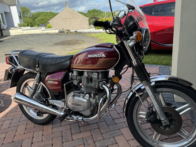 Preview of the first image of 1978 Honda CB400T Dream genuine UK model.