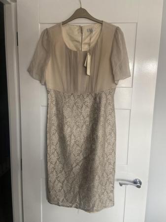 Image 3 of BNWT Silk and Lace Dress with Coordinating Jacket Wedding