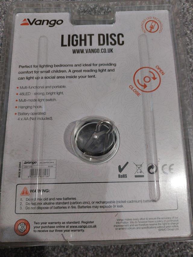 Preview of the first image of Vango light disks x 2 for sale.