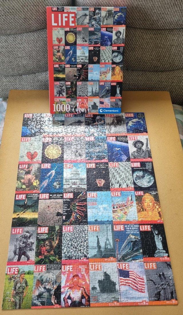 Preview of the first image of 1000 piece Jigsaw called LIFE by CLEMENTONI.