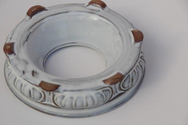 Image 2 of New Low Circular Ceramic Posy Ring or Flower Vase