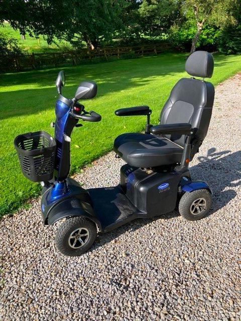 Preview of the first image of Blue Athena Mobility Scooter for sale.