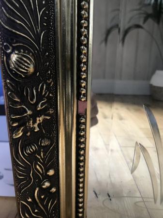Image 2 of Etched mirror with swans
