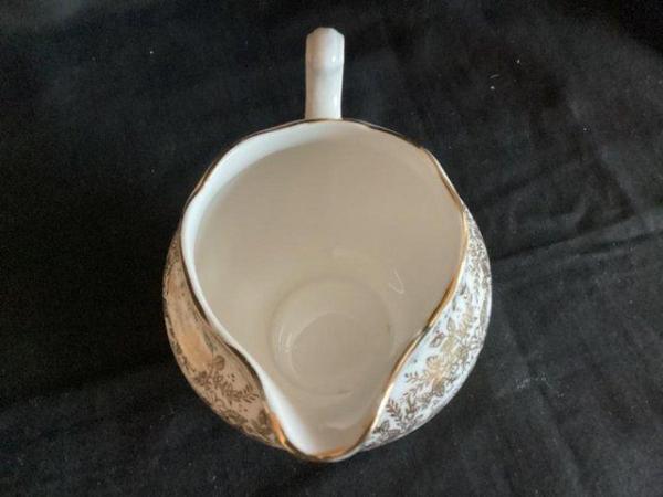 Image 2 of Royal Vale Bone China jug, bowl and plate.