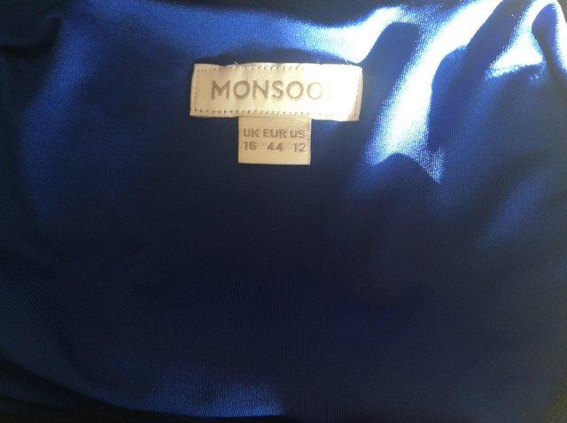 Preview of the first image of Monsoon Special Occasion Dress Size 16.