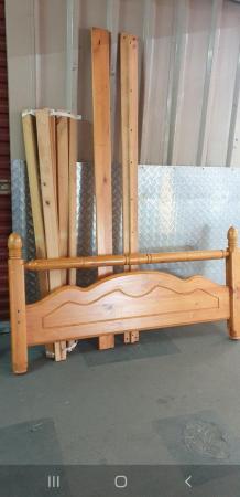Image 2 of Solid wooden king size bed frame