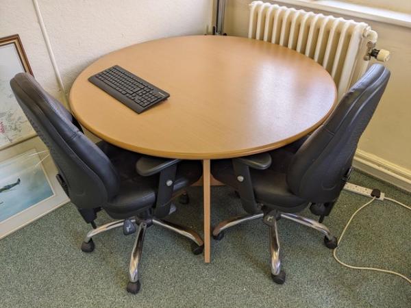 Image 1 of Round Office Desk / Table
