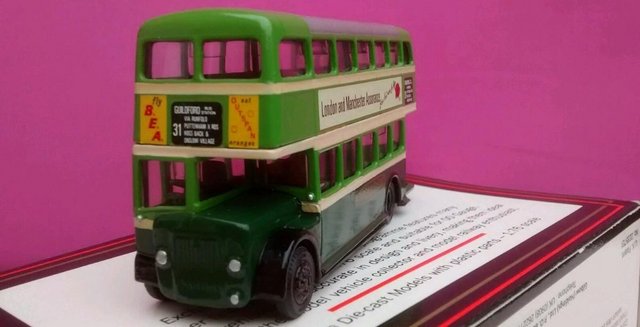Preview of the first image of Aldershot & District Lance K4 diecast model bus by Maintrack.