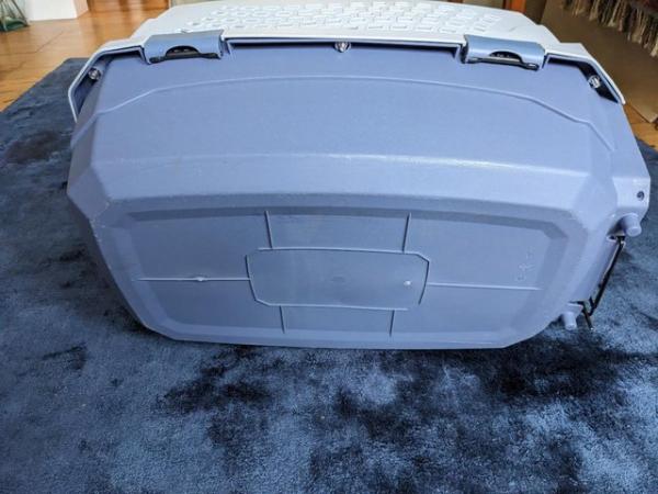Image 3 of Large Sturdy Plastic Pet Carrier for cat, rabbit, small dog