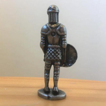 Image 2 of Vintage mid-late 1980s metal model early Medieval (?) knight