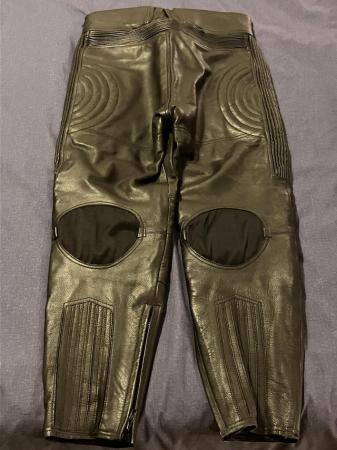 Image 1 of Leather motorcycle trousers
