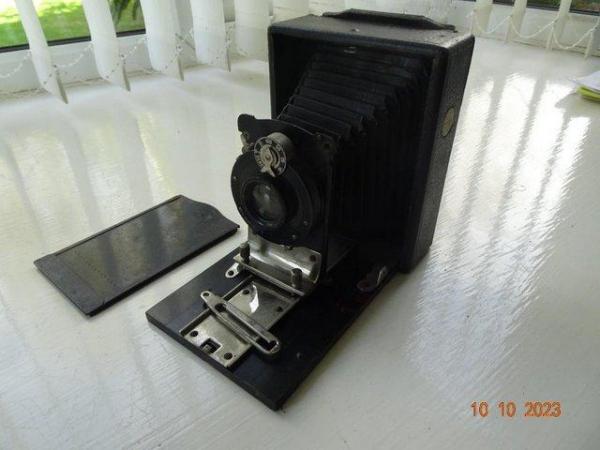 Image 1 of Antique Plate Camera with two plate holders.