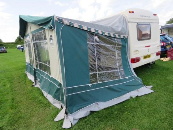 Image 3 of Isabella Capri Lux Green Full size awning