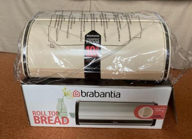 Image 3 of BRABANTIA BREAD BIN ALMOND 380327 BRAND NEW IN BOX, UNUSED
