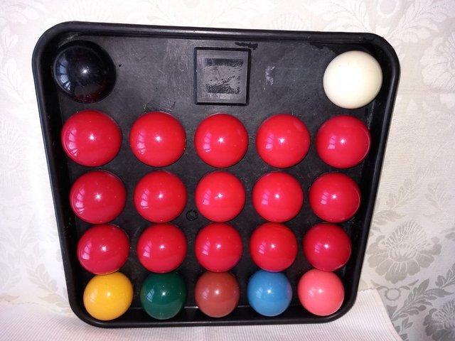 Preview of the first image of Set of 21 snooker/ billiard balls.
