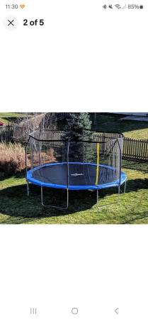 Image 2 of New Airzone 12 ft Trampoline with Enclosure