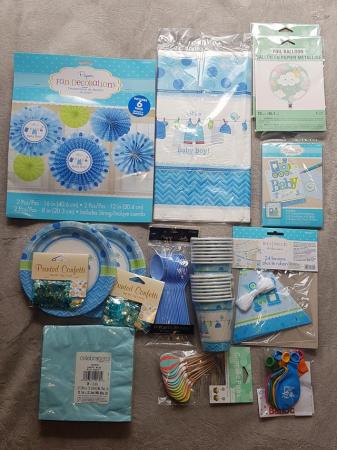 Image 1 of Baby Shower stuff for boys