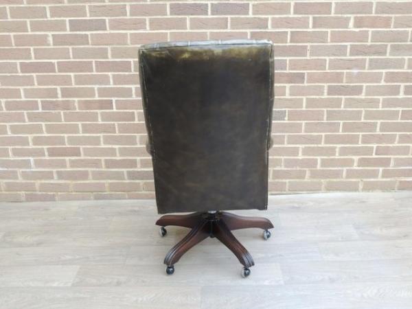 Image 8 of Vintage Directors Chesterfield High Back Chair (UK Delivery)