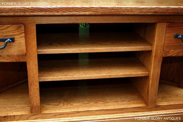 Image 18 of AN OLD CHARM FLAXEN OAK CORNER TV CABINET STAND MEDIA UNIT