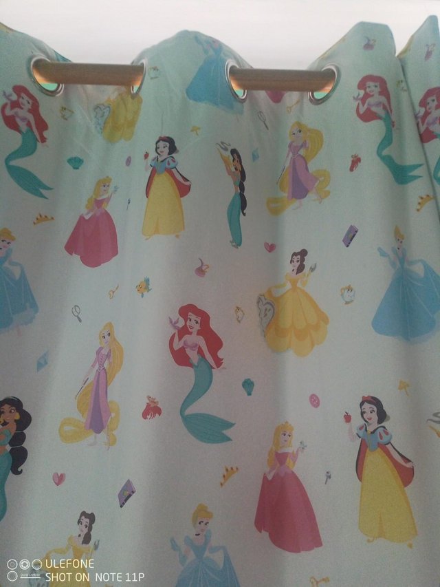 Preview of the first image of Dunelm / Disney Princess Curtains..
