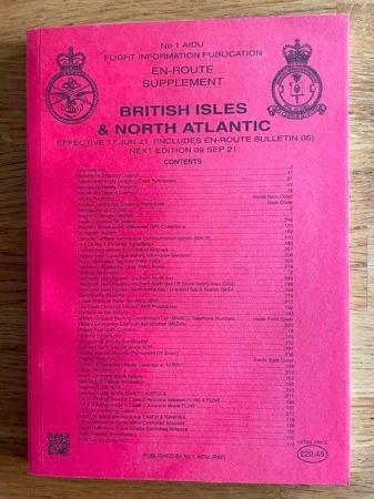 Image 1 of RAF AIDU BINA En-route Supplement - Red Book