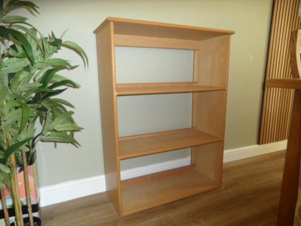 Image 1 of Bookcase - Beech Wood, Four Shelves