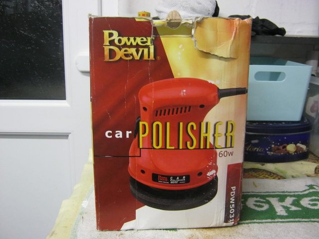 Preview of the first image of car polishing mopping  good condition in box with pads.