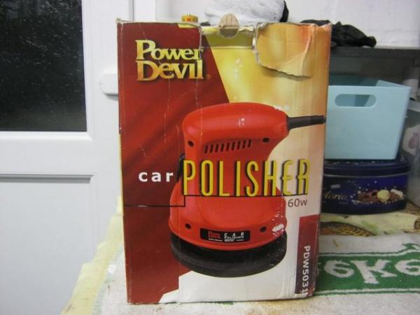 Image 1 of car polishing mopping  good condition in box with pads