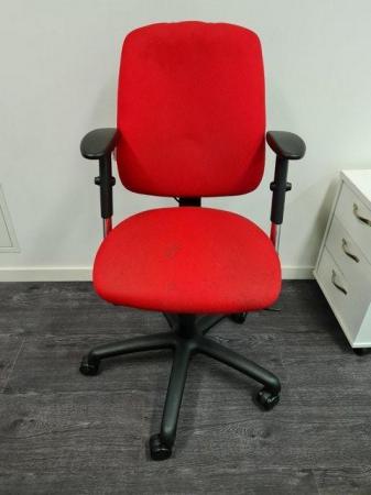 Image 3 of Brilliant red office/meeting/task/desk ergonomic adjustable