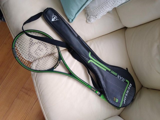 Preview of the first image of Squash Racquet and Cover.Top quality.As new..