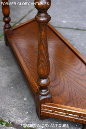 Image 30 of AN OLD CHARM LIGHT OAK CANTED CONSOLE TABLE LAMP PHONE STAND
