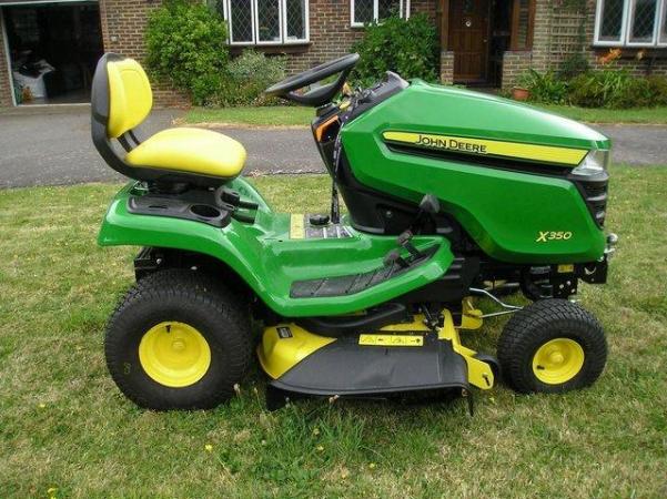 Image 5 of John Deere X350 ride on lawn tractor