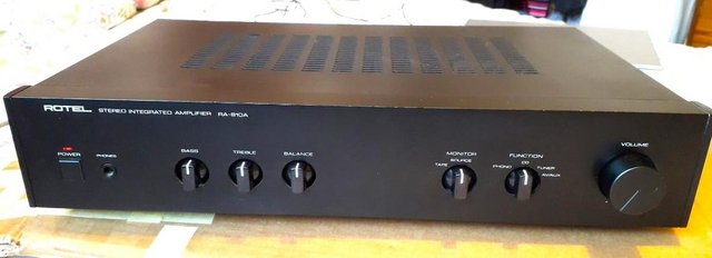Image 1 of Rotel RA810A amplifier in good condition , fully working