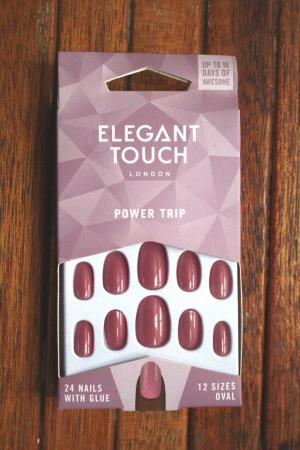 Image 2 of Elegant Touch Colour Nails Power Trip Shimmer Dusky Rose Ova