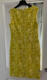 Image 2 of Laurel German brand Green lace embossed dress size 12