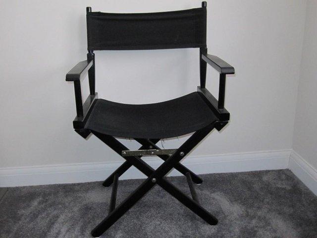 Preview of the first image of Director's chair in black (folds).