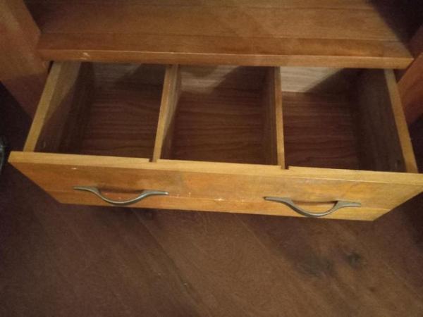 Image 1 of Solid wood corner TV stand from Next