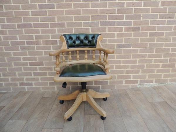 Image 1 of Captains Chair with Beech Frame (UK Delivery)