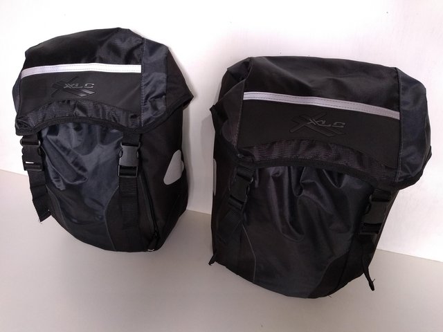 Preview of the first image of XLC REAR PANNIER BAGS 30 LITRES PER PAIR r.r.p. £74.99.
