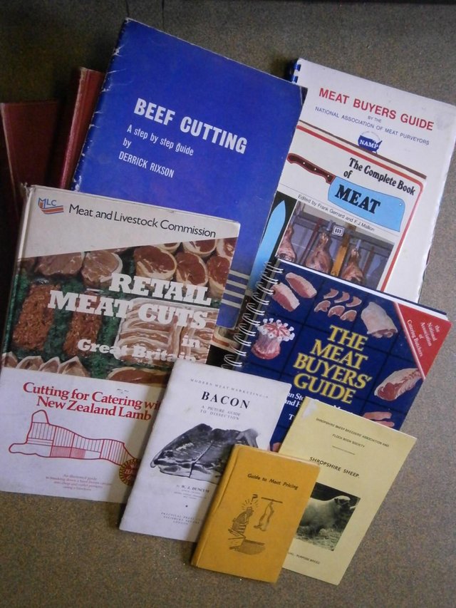 Preview of the first image of already nder offer -RARE VINTAGE MEAT TRADE / BUTCHERY BOOKS.