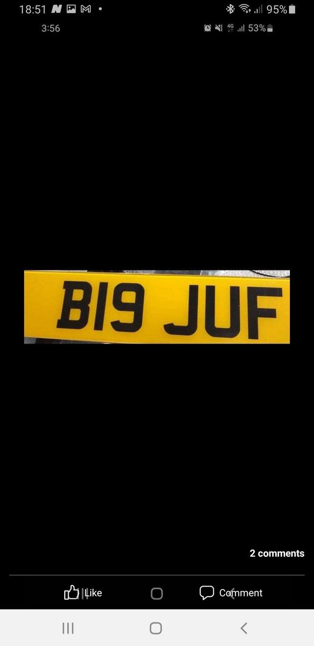 Preview of the first image of Private number plate for sale..