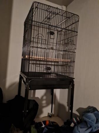 Image 2 of Small bird cage/ travel cage.