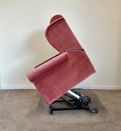 Image 9 of LUXURY ELECTRIC RISER RECLINER ROSE PINK CHAIR ~ CAN DELIVER