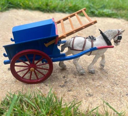 Image 1 of BRITAINS Horse and Cart. 1972. Made in England.