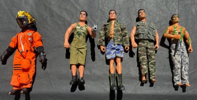 Preview of the first image of Action men and accessories.