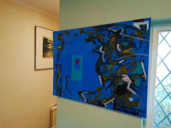 Image 2 of Red Dot Sale. Original painting acrylic on canvas.