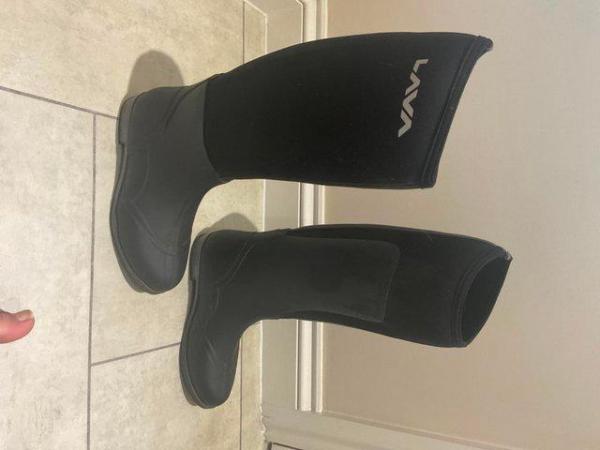 Image 3 of Lava Long Black Riding Boots - Size 5