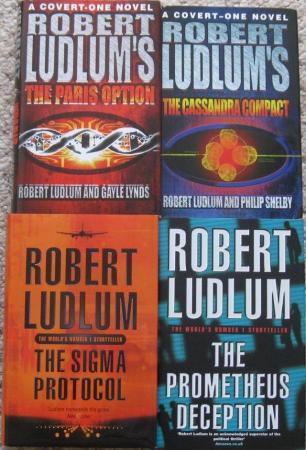 Image 2 of Robert Ludlum hardback books..